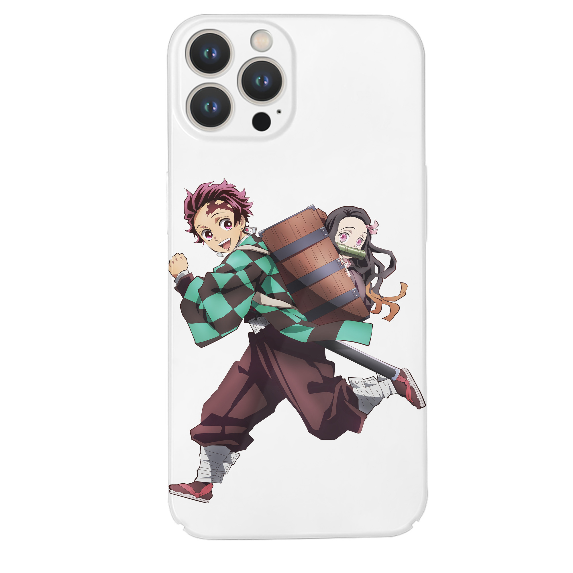 （画像用） 鬼滅の刃 竈門 炭治郎／かまど たんじろう Kamado Tanjirou 【iPhone 14シリーズ対応】ハードケース